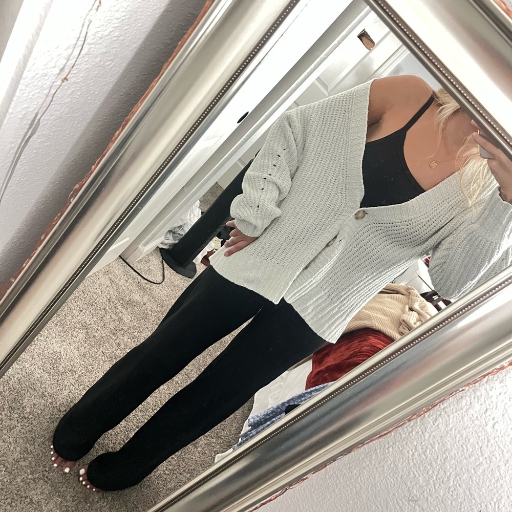 American Eagle Outfitters Light cream Cardigan